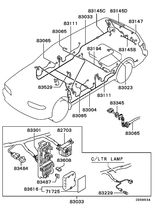 Wiring & attaching parts