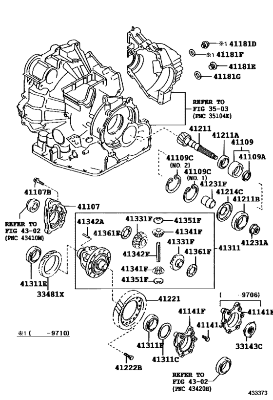 Front Axle Housing & Differential