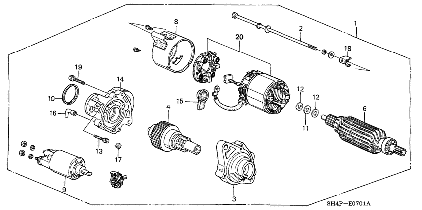 Starter motor