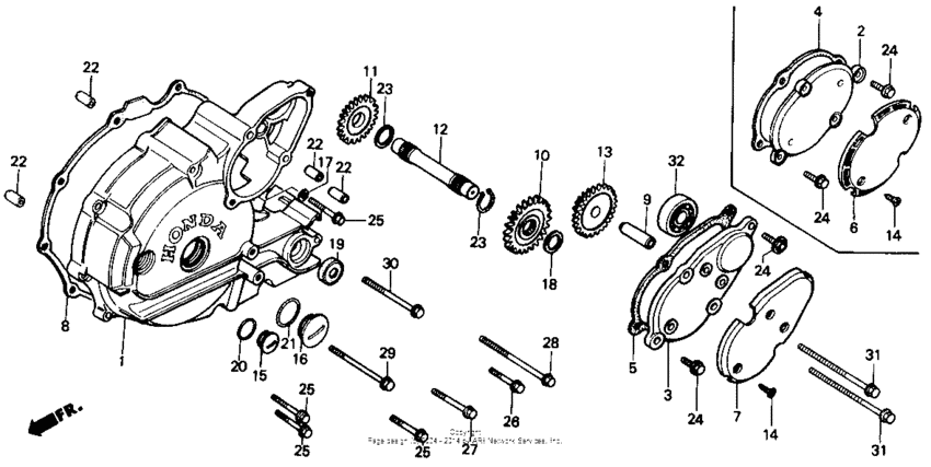 Left Crankcase Cover