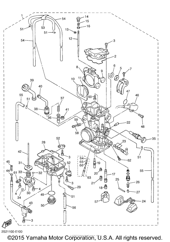 Carburetor for 2006 Yamaha YZ450F USA sales region, , 14578321810870