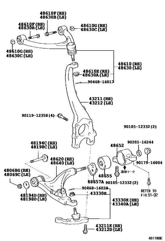 Front Axle Arm & Steering Knuckle