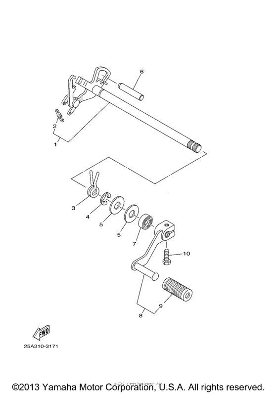 Shift shaft