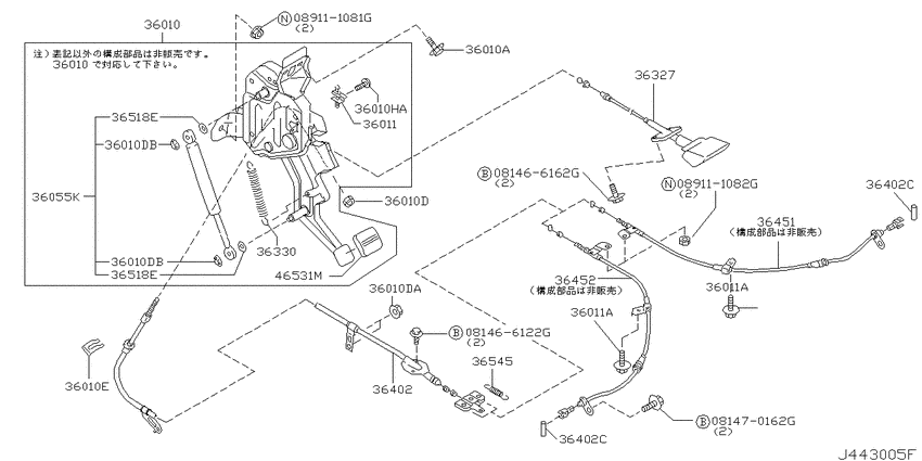 Parking brake control