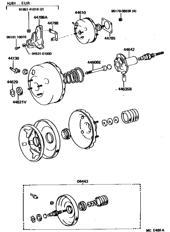 Brake Booster & Vacuum Tube