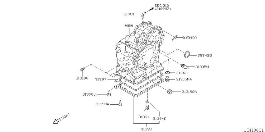 Torque converter,housing & case