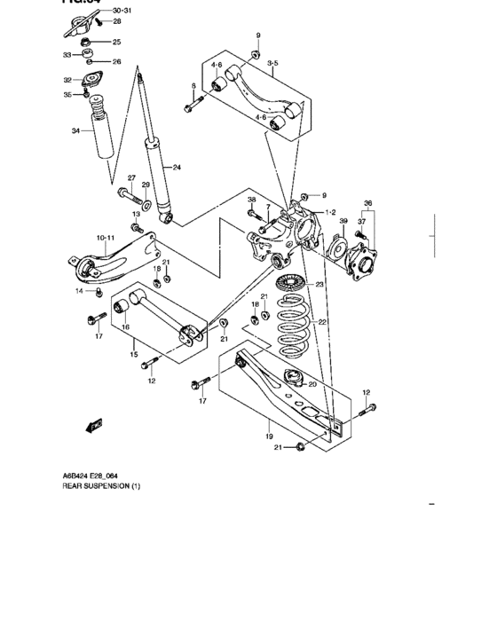 Rear suspension