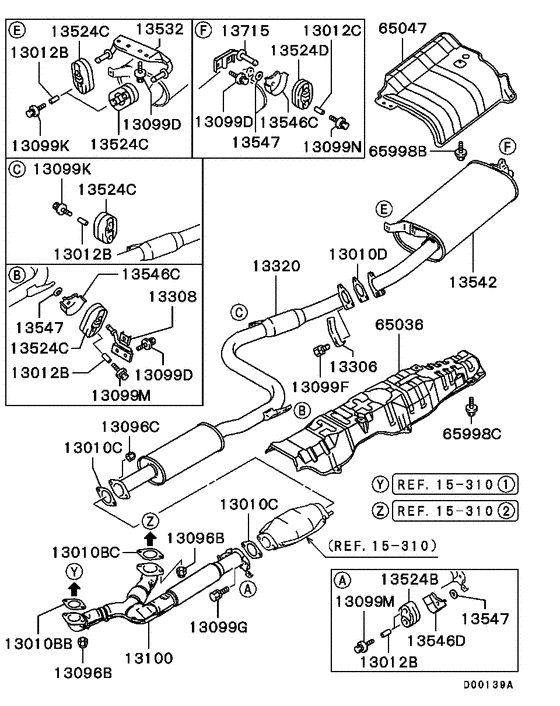 Exhaust pipe & muffler