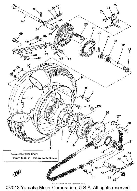 Rear wheel