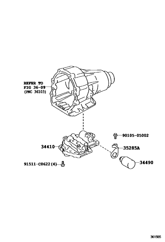 Transfer Valve Body & Valve Lever