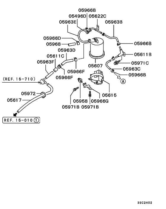 Fuel line & vapor gas control