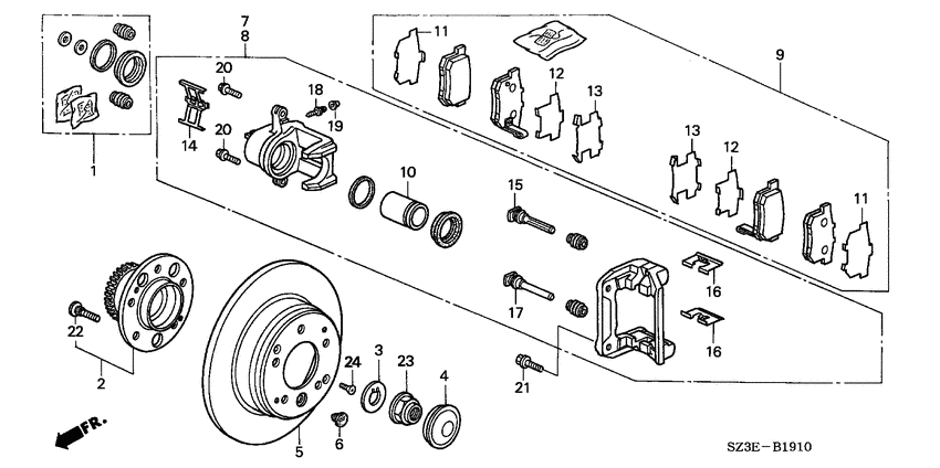 Rear brake