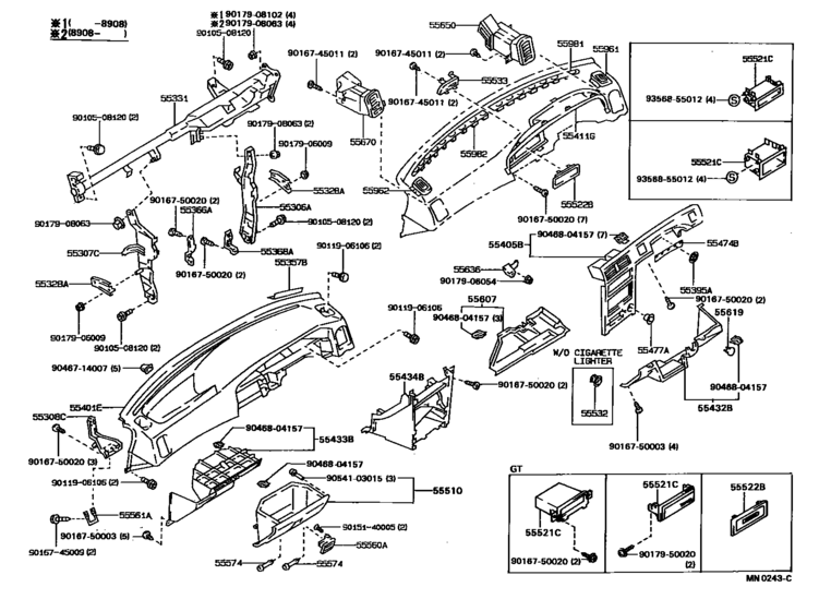 Instrument Panel & Glove Compartment