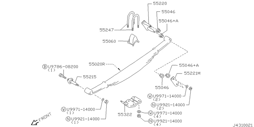 Rear suspension