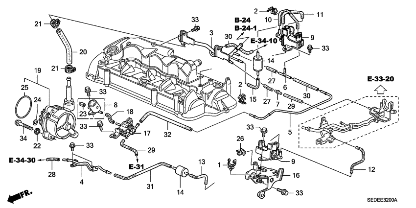 Install pipe/vacuum pump
