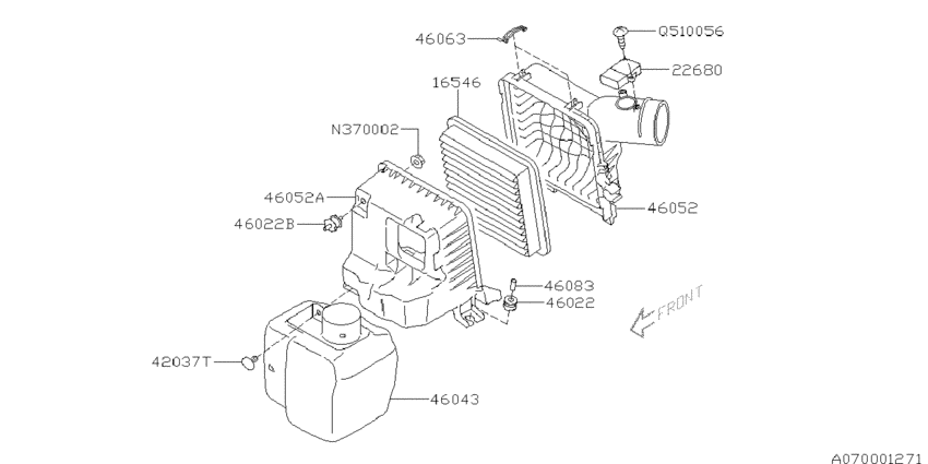 Air cleaner & element