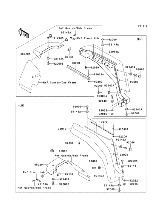 Front fender(s)(g3-g5)