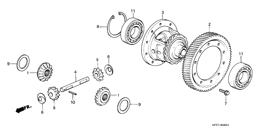 Differential gear