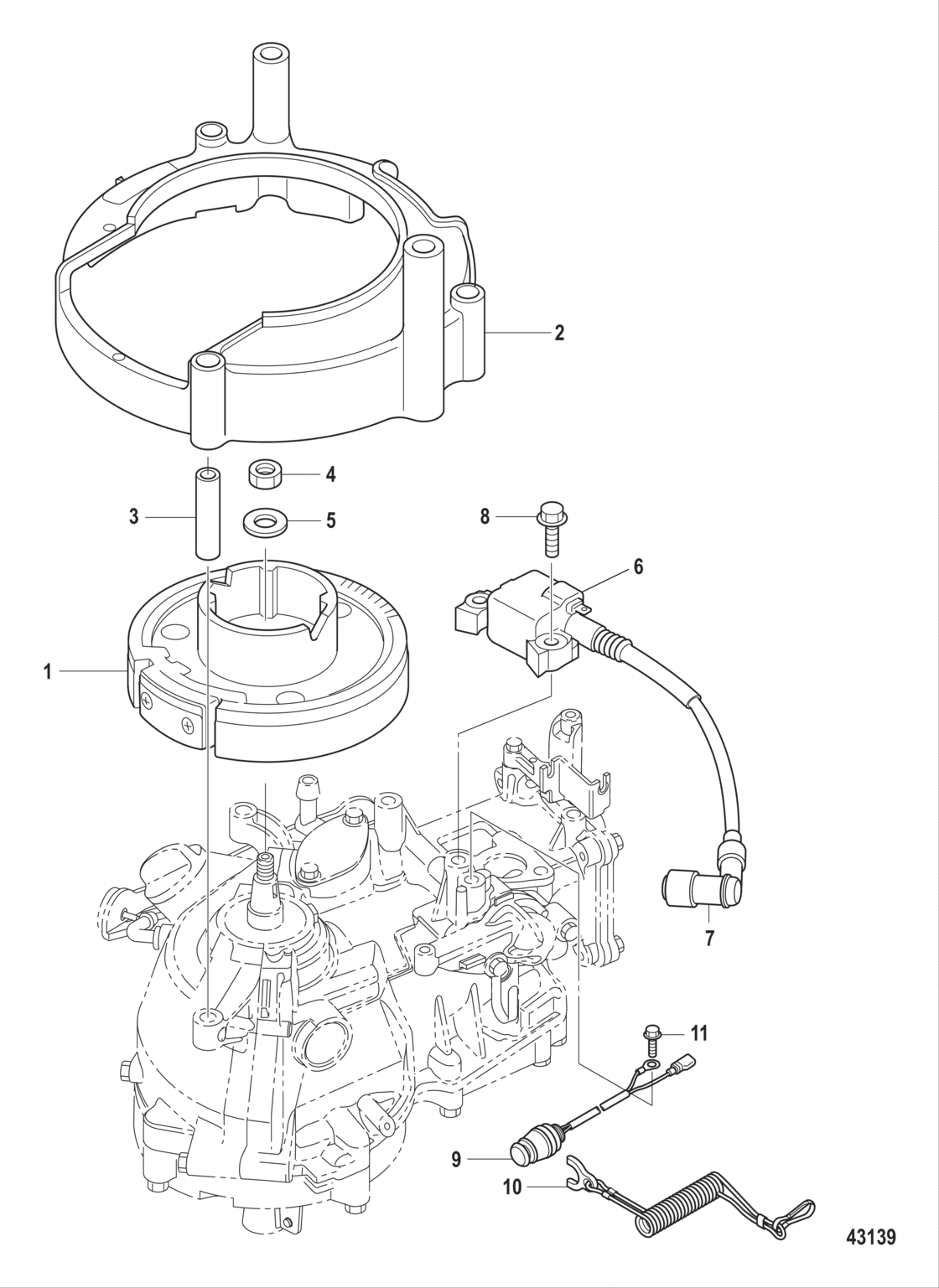 Flywheel Cup Serial # 0R318096 And Up