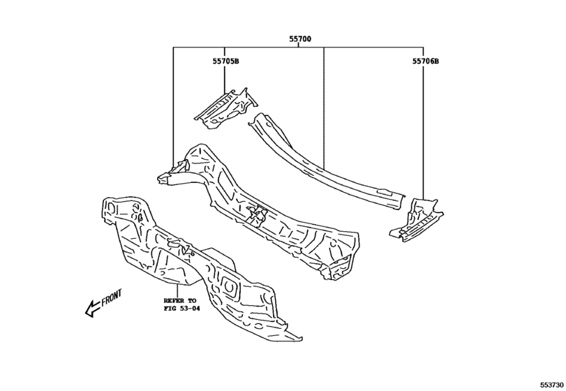 Cowl Panel & Windshield Glass