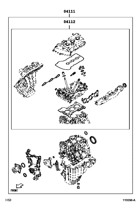 Engine Overhaul Gasket Kit