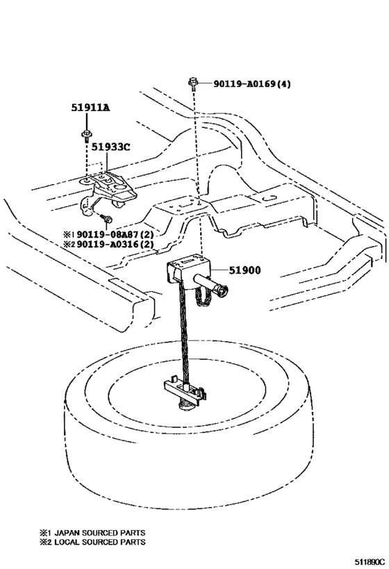 Spare Wheel Carrier