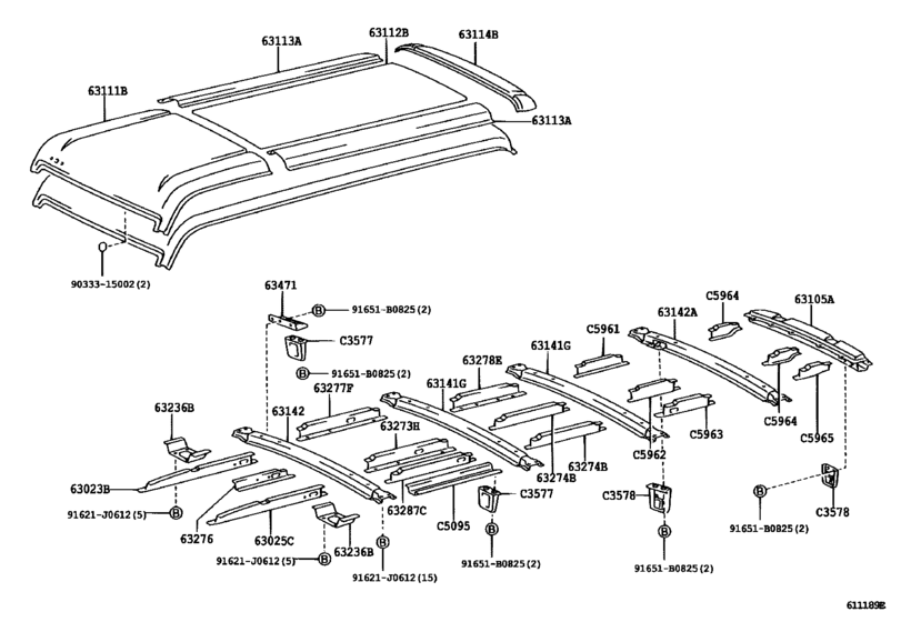 Roof Panel & Back Panel