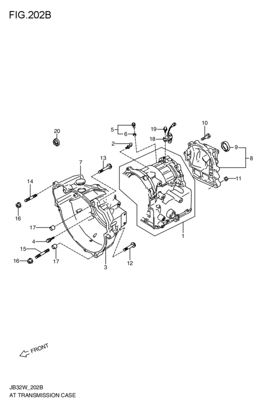 at - transmission case