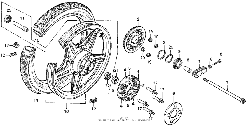 Rear wheel