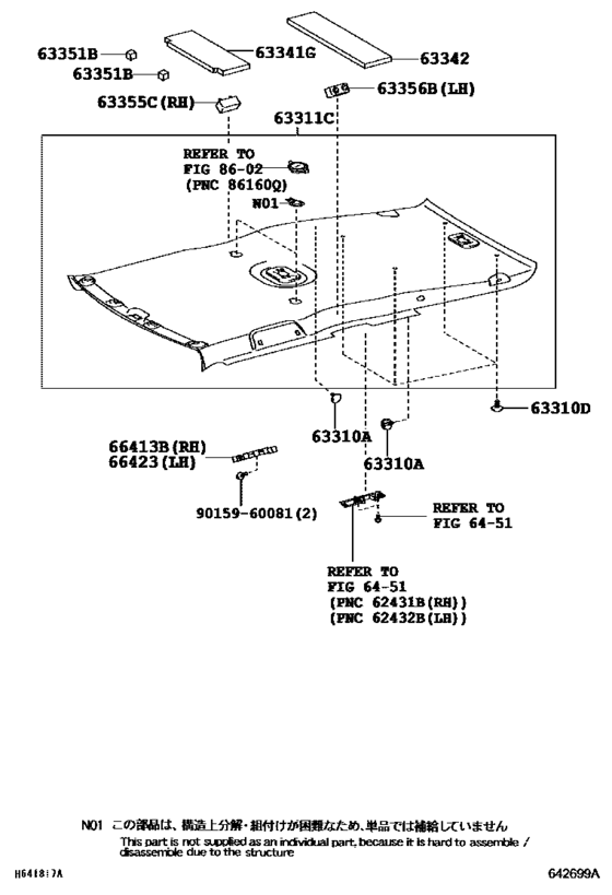 Roof Headlining & Silencer Pad