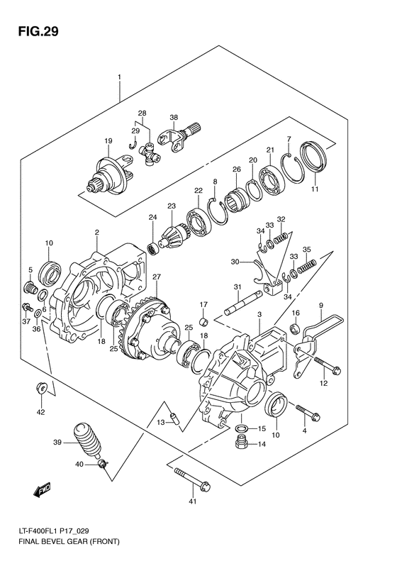 Final bevel gear
