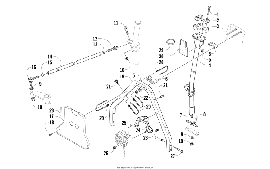 Steering Post Assembly