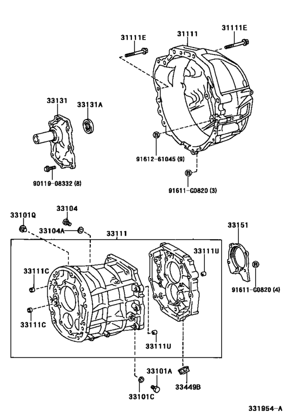 Clutch Housing & Transmission Case (Mtm)