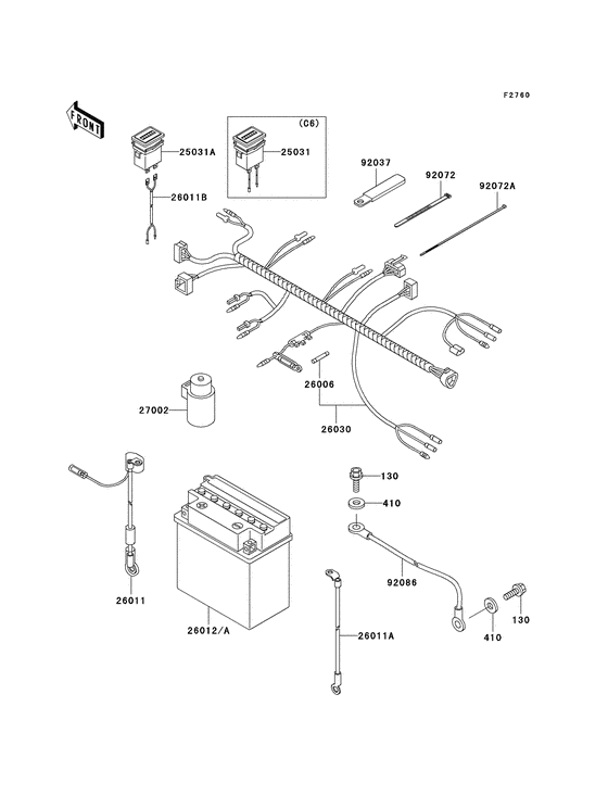 Chassis electrical equipment