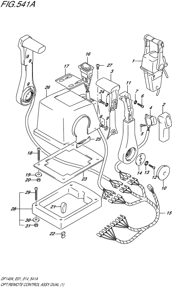 Opt:remote control assy dual
