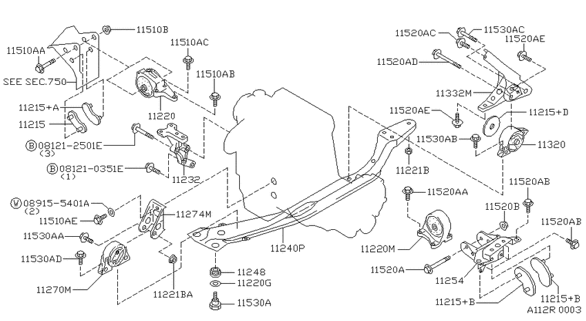 Engine & transmission   mounting