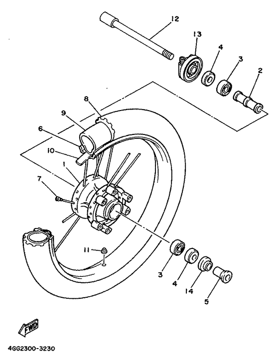 Front wheel