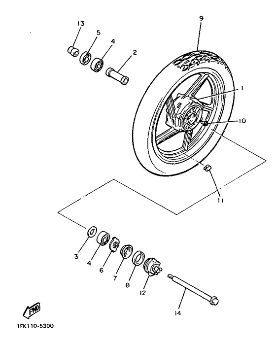Front wheel