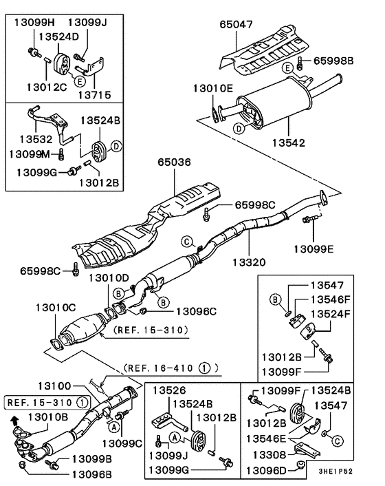 Exhaust pipe & muffler
