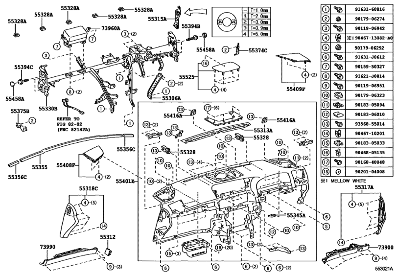 Instrument Panel & Glove Compartment