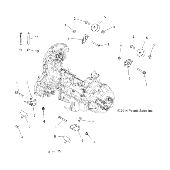 Engine, Mounting And Transmission Mounting