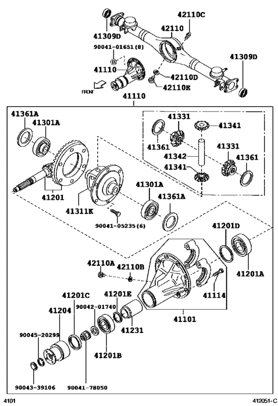 Rear Axle Housing & Differential