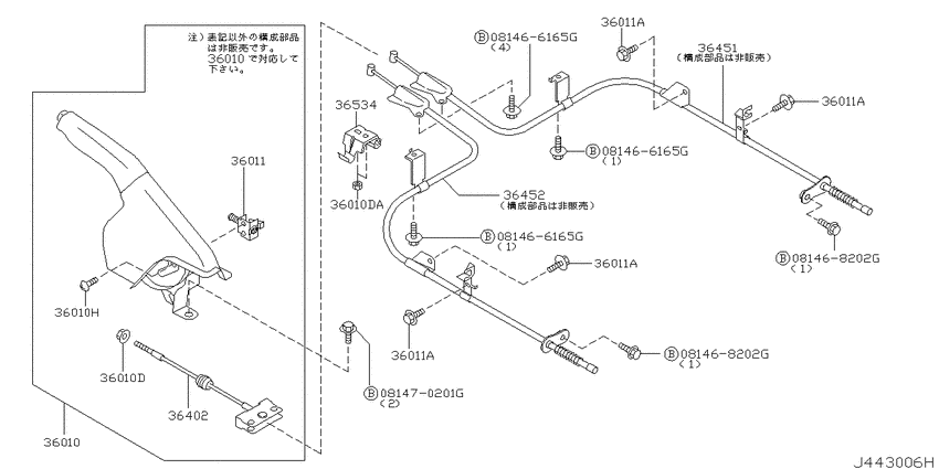 Parking brake control