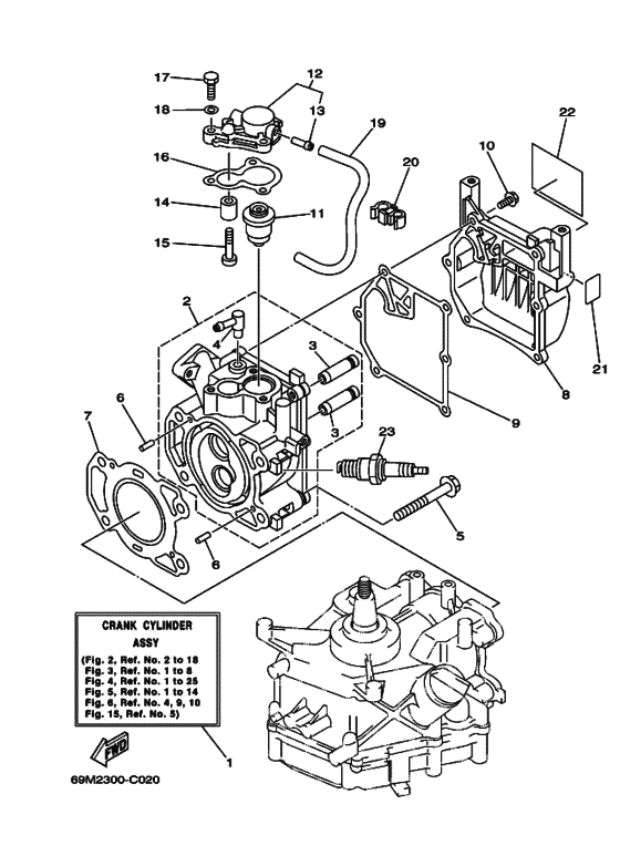 Cylinder & crankcase 1