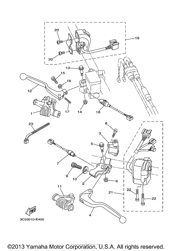Handle switch & lever