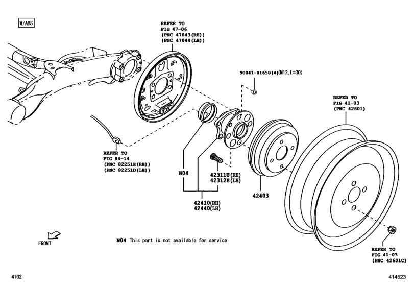 Rear Axle Shaft & Hub