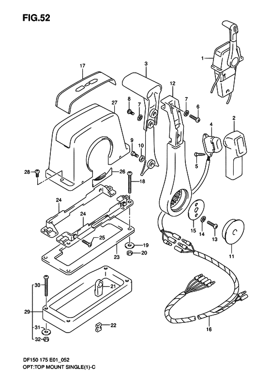 Opt:top mount single