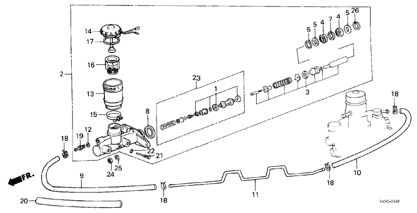 Brake master cylinder
