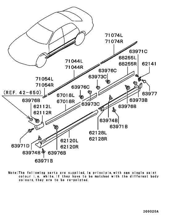 Side garnish & moulding
