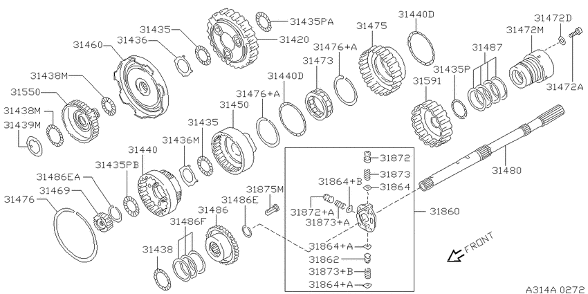 Governor,power train & planetary gear